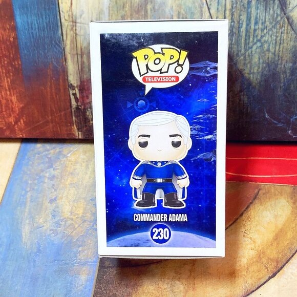 [NEW] Funko Pop Television #230 Battlestar Galactica Commander Adama Collectible - Picture 7 of 8